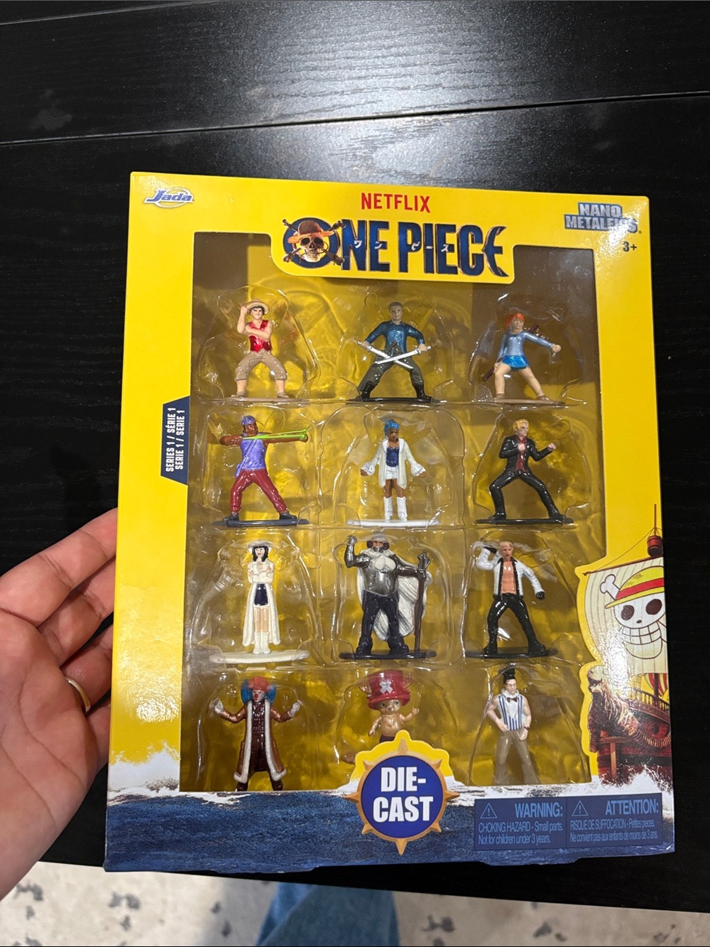 Netflix One Piece Die-Cast Figure Set - Yellow Packaging